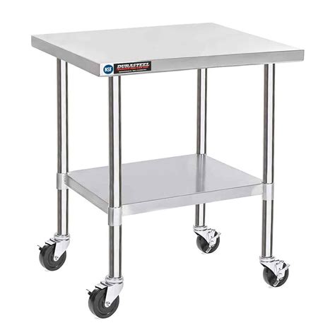 stainless steel carts on wheels